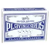 LEAN TOYS Classic Spielkarten mit Kunststoffbeschichtung Blau - Pokergröße, 54 Karten, spritzwassergeschützt