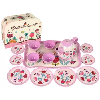 LEAN TOYS Kaffee- und Teeset im Koffer