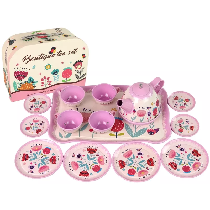 LEAN TOYS Kaffee- und Teeset im Koffer