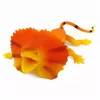 LEAN TOYS Collared Lizard Gummi-Figur dehnbar realistisch 19cm