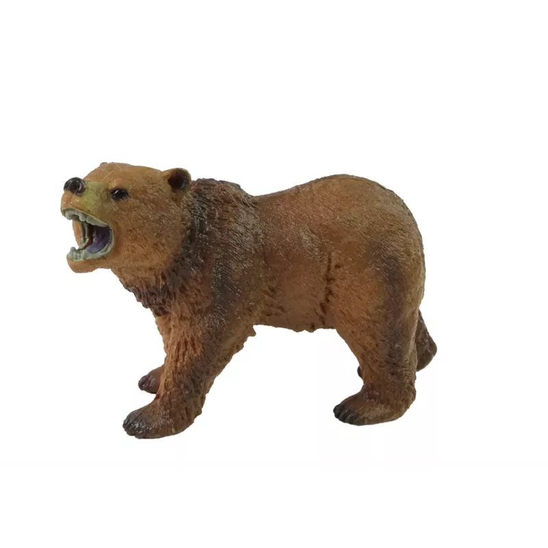 LEAN TOYS Sammelfigur Braunbär Tiere der Welt