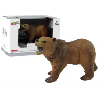 LEAN TOYS Sammelfigur Braunbär Tiere der Welt