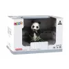 LEAN TOYS Sammelfigur Großer Panda mit Bambus