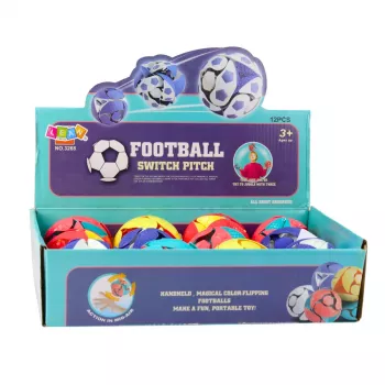 LEAN TOYS Farbwechsel-LED-Jonglierball 8 cm Mehrfarbig