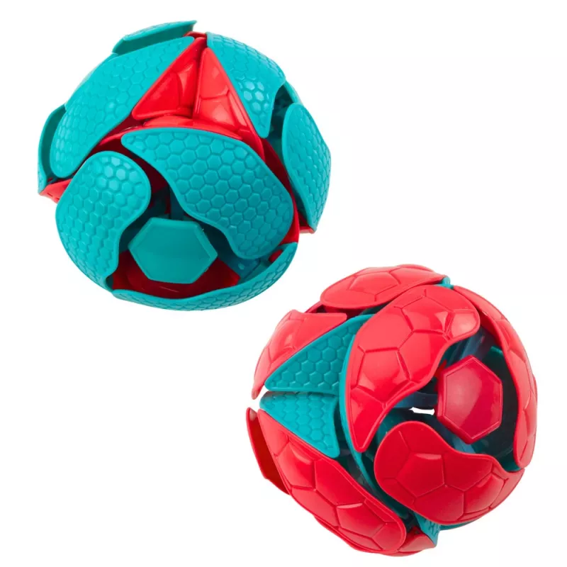 LEAN TOYS Farbwechsel-LED-Jonglierball 8 cm Mehrfarbig