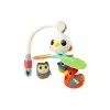 LEAN TOYS Colourful Birds Melody Carrousel für Babybett und Kinderwagen