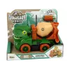 LEAN TOYS Betonmischer Dinosaurier Unwrecker grünes Zubehör