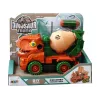 LEAN TOYS Betonmischer Dinosaur Unwrecker Orange Zubehör