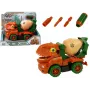 LEAN TOYS Betonmischer Dinosaur Unwrecker Orange Zubehör