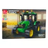 LEAN TOYS Bausteine Traktor Landwirtschaft Grün 304 Teile