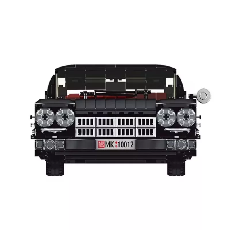 LEAN TOYS Bausteine Classic Car Cabrio Cadi-Elrado Schwarz 1324 Teile