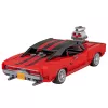 LEAN TOYS Bausteine Sportwagen Charger Rot 1869 Teile