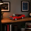 LEAN TOYS Bausteine Sportwagen Charger Rot 1869 Teile