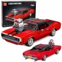 LEAN TOYS Bausteine Sportwagen Charger Rot 1869 Teile