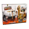 LEAN TOYS Baukran mit Fernsteuerung 90 cm hoher Eiffelturm-Bausatz