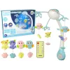 LEAN TOYS Bett-Carrousel Projektor Pilot Melodien Tiergeräusche Blau