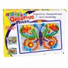 LEAN TOYS Kreativset Button-Mosaik-Puzzle Pilz-Pinnnadeln Koffer 300 Stück