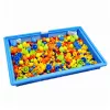 LEAN TOYS Kreativset Button-Mosaik-Puzzle Pilz-Pinnnadeln Koffer 300 Stück
