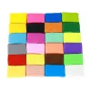 LEAN TOYS Kreativ-Set Knete Modelliermasse 24 Farben Zubehör