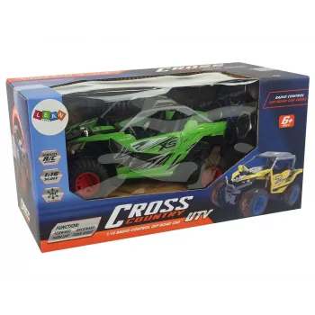 LEAN TOYS Cross Country Gelände-Fernsteuerauto 27 MHz Grün