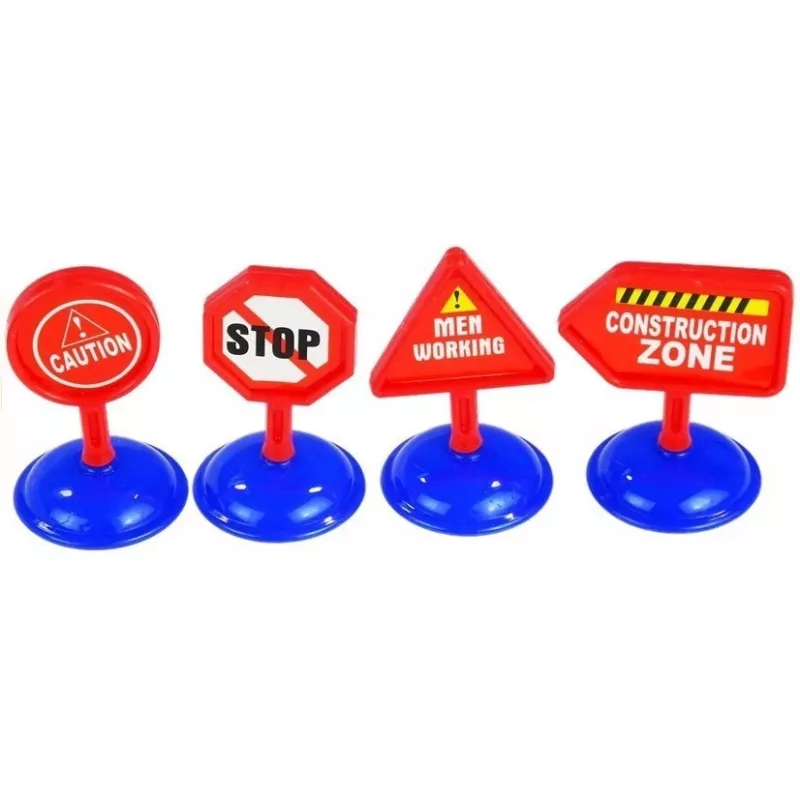 LEAN TOYS Abnehmbarer Zug mit Laufwerkzeugen und Figuren