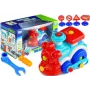 LEAN TOYS Abnehmbarer Zug mit Laufwerkzeugen und Figuren