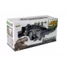 LEAN TOYS Dinosaurier auf Batterie Triceratops Grau