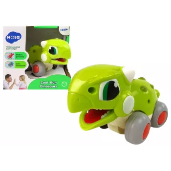 LEAN TOYS Dinosaur On Wheels Green Figure