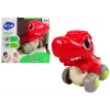 LEAN TOYS Dinosaurier auf Rädern T-Rex Rote Figur