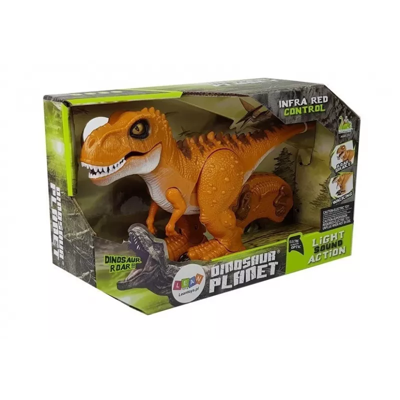 LEAN TOYS Dinosaurier ferngesteuert R/C Bronze Sound Light