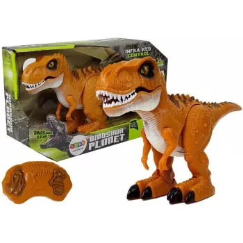LEAN TOYS Dinosaurier ferngesteuert R/C Bronze Sound Light