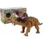 LEAN TOYS Dinosaurier Triceratops batteriebetrieben gelb