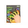 LEAN TOYS Dinosaurier Gummi-Sensorik-Fingerpuppen