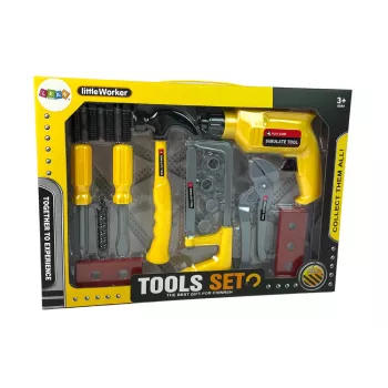 LEAN TOYS DIY Bohrer Hammer Schraubendreher Set