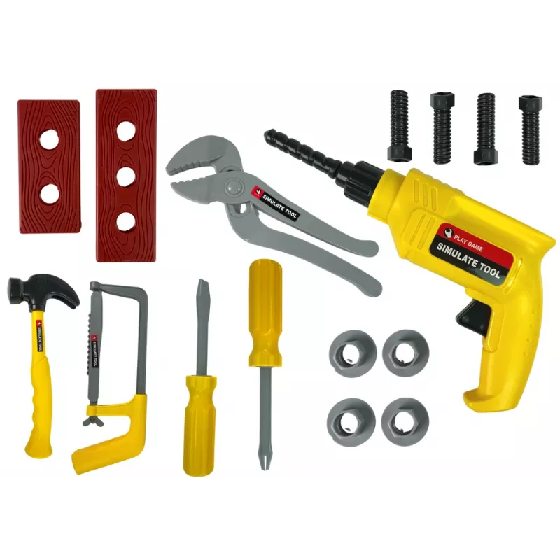 LEAN TOYS DIY Bohrer Hammer Schraubendreher Set