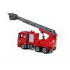 LEAN TOYS DIY Feuerwehrauto 2in1 Bausatz mit abnehmbarer Leiter, Schraubendreher, Sound- und Lichteffekten, Helm