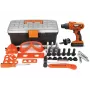 LEAN TOYS DIY Kit Werkzeugkasten Akku-Bohrmaschine
