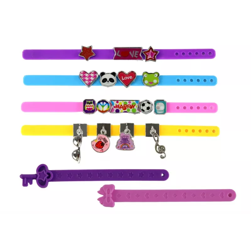 LEAN TOYS DIY Buchstaben-Anhänger-Armband-Schmuck-Set