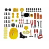 LEAN TOYS DIY Set für Batterien 3in1 Kofferwerkstatt 85 Teile 56cm