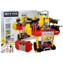 LEAN TOYS DIY Set für Batterien 3in1 Kofferwerkstatt 85 Teile 56cm