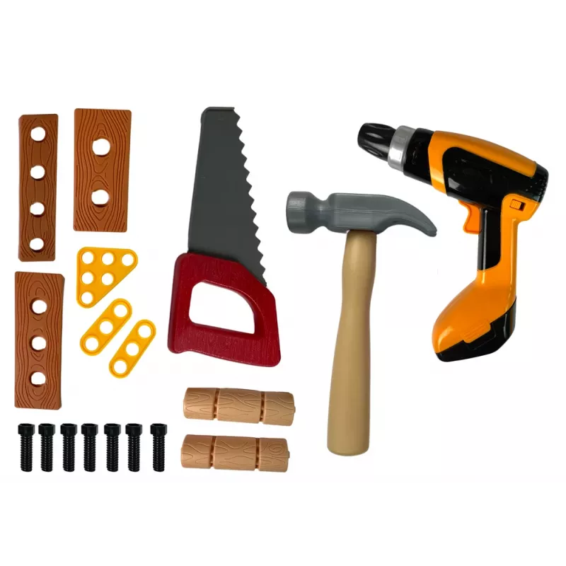 LEAN TOYS DIY Werkstattset Werkzeugbohrer