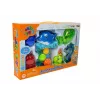 LEAN TOYS Delfin-Badeset Meerestiere Plastik-Wasserfall