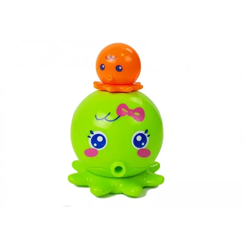 LEAN TOYS Delfin-Badeset Meerestiere Plastik-Wasserfall