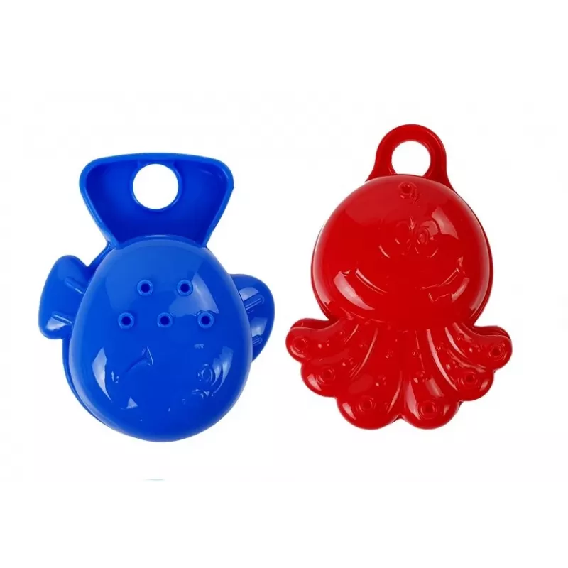 LEAN TOYS Delfin-Badeset Meerestiere Plastik-Wasserfall