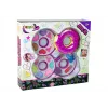 LEAN TOYS Donut Lidschatten-Lippenstift-Palette für Kinder