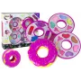 LEAN TOYS Donut Lidschatten-Lippenstift-Palette für Kinder