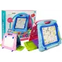LEAN TOYS Doppelseitige Zeichentafel mit Markern und Magneten
