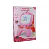 LEAN TOYS Doppelseitige magnetische Kreidetafel Pink Vorlagen