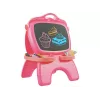 LEAN TOYS Doppelseitige magnetische Kreidetafel Pink Vorlagen