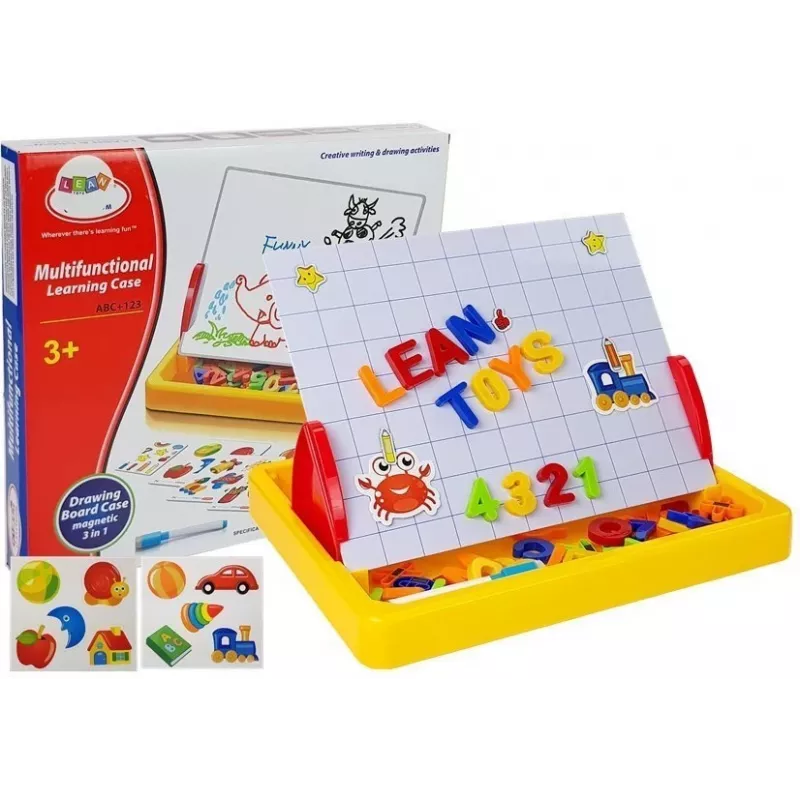 LEAN TOYS Zeichentafel mit Magneten